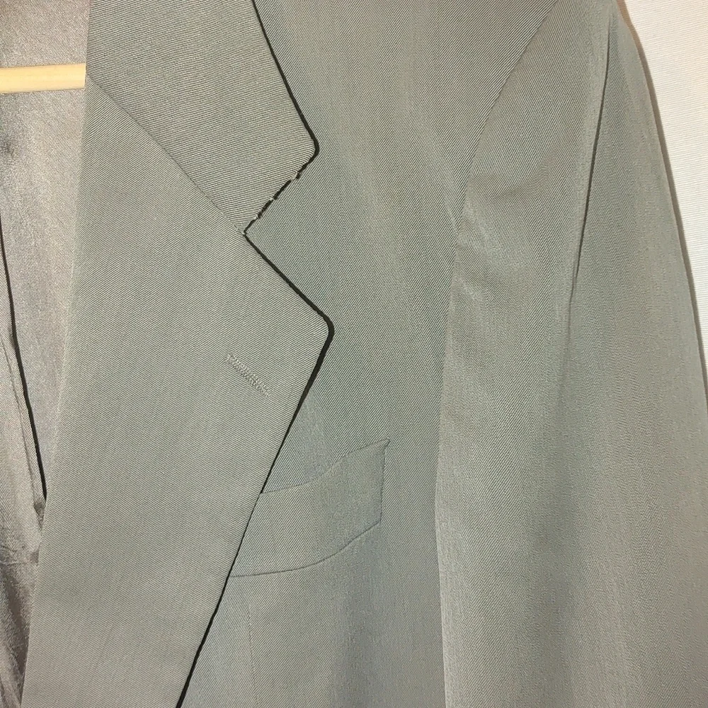 Hugo Boss Vintage Blazer Sport Jacket Coat Gray Wool Blend Two Button est‎ 40R